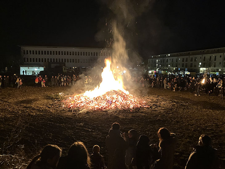 Winterfeuer in Unterbiberg am 25.01.2025, Samstag (©Foto: Martin Schmitz)